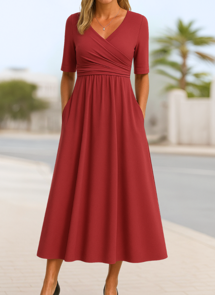 Elira | Crossover Elegance Dress
