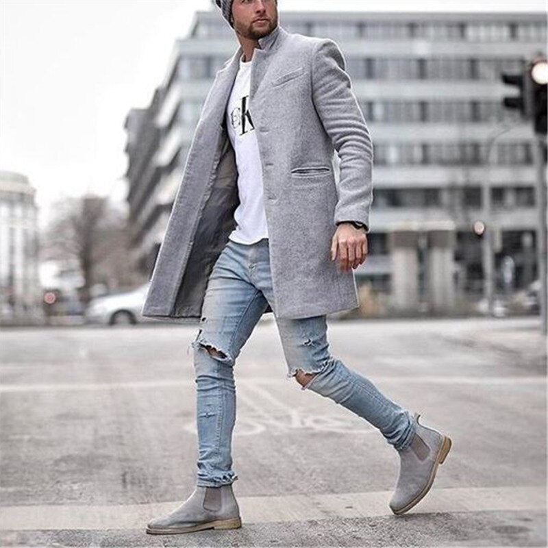 Isidore - Elegant Long Wool Coat
