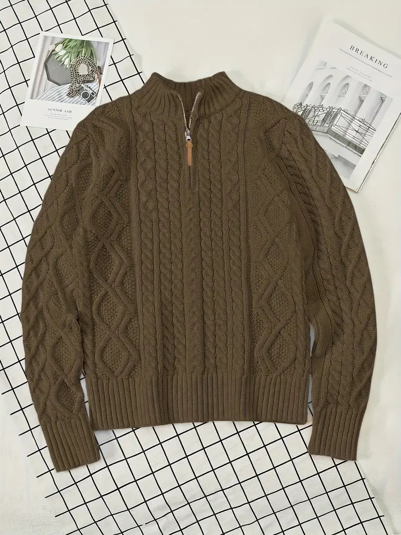 Rabada | Half-Zip Knitted Sweater