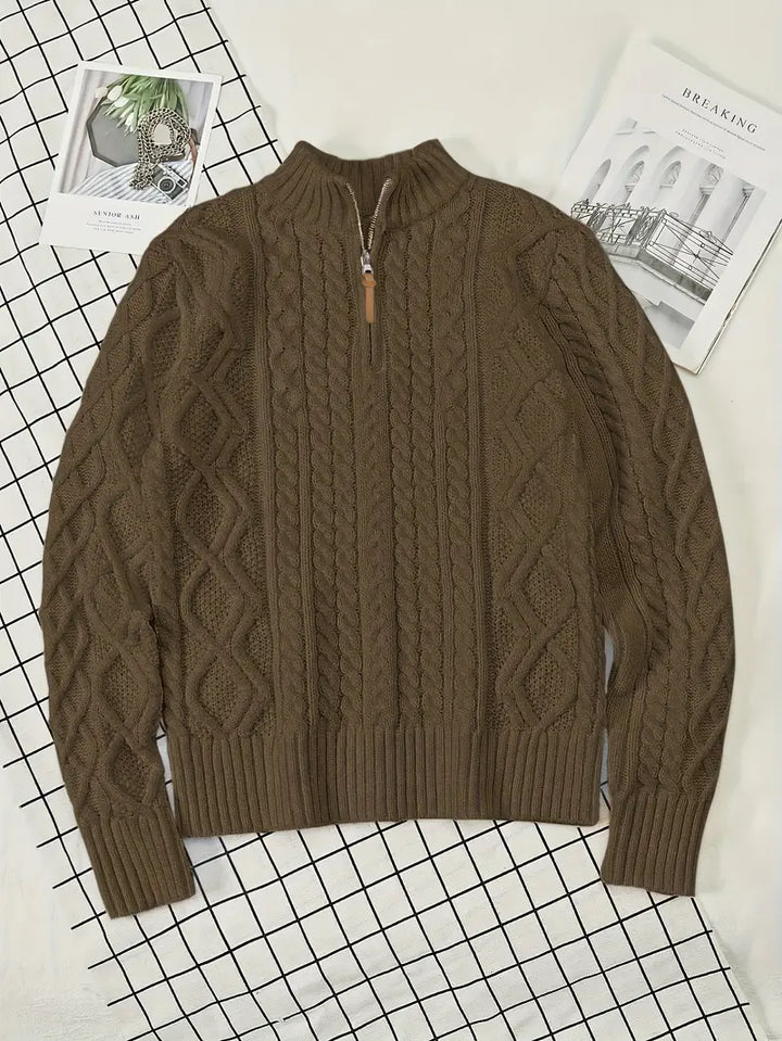 Rabada | Half-Zip Knitted Sweater