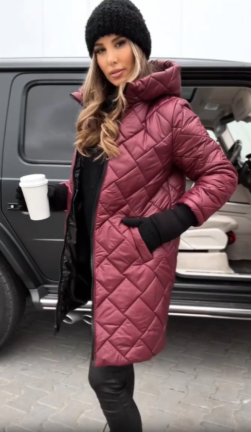 Angel | Elegant Padded Hooded Jacket