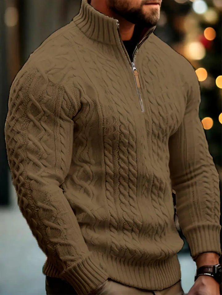 Rabada | Half-Zip Knitted Sweater