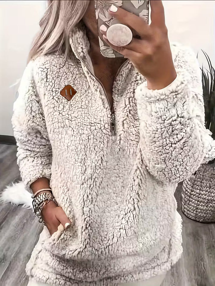 Humera™ | Elegant Zip-Up Sweater