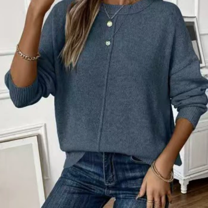 Luvelle™ - Soft Knitted Sweater with Relaxed Elegance