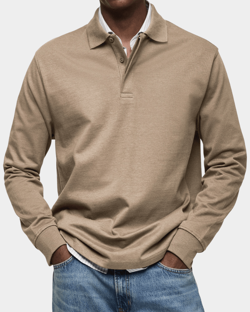 Ferran | Textured Knit Polo Shirt
