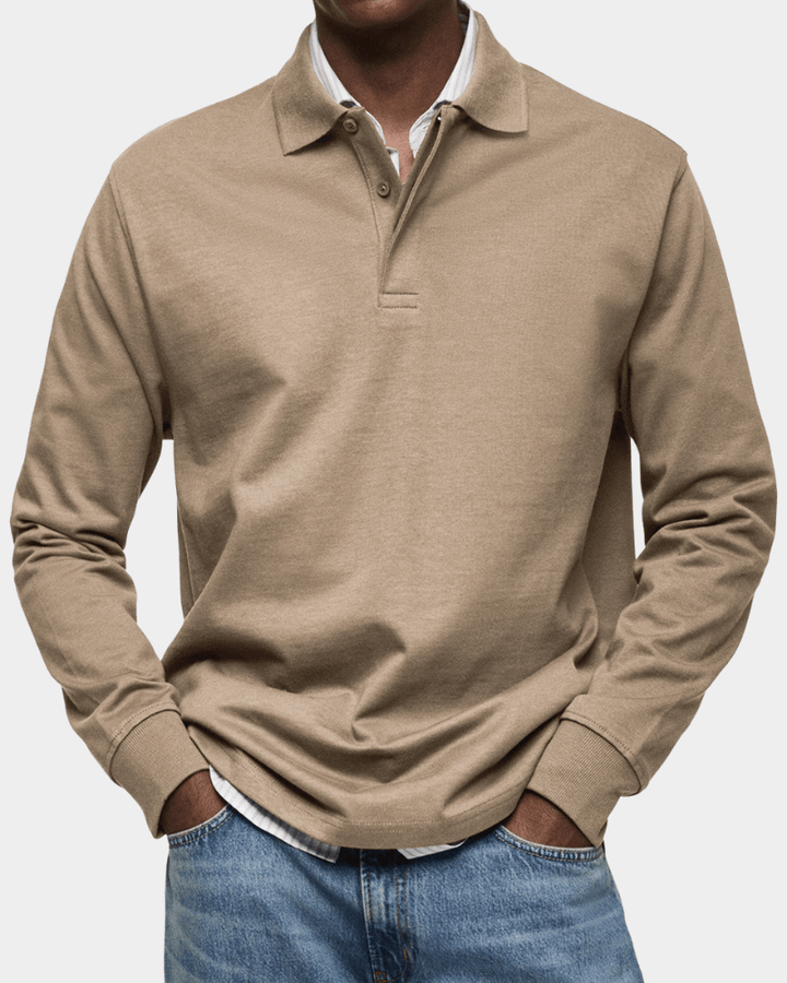 Ferran | Textured Knit Polo Shirt