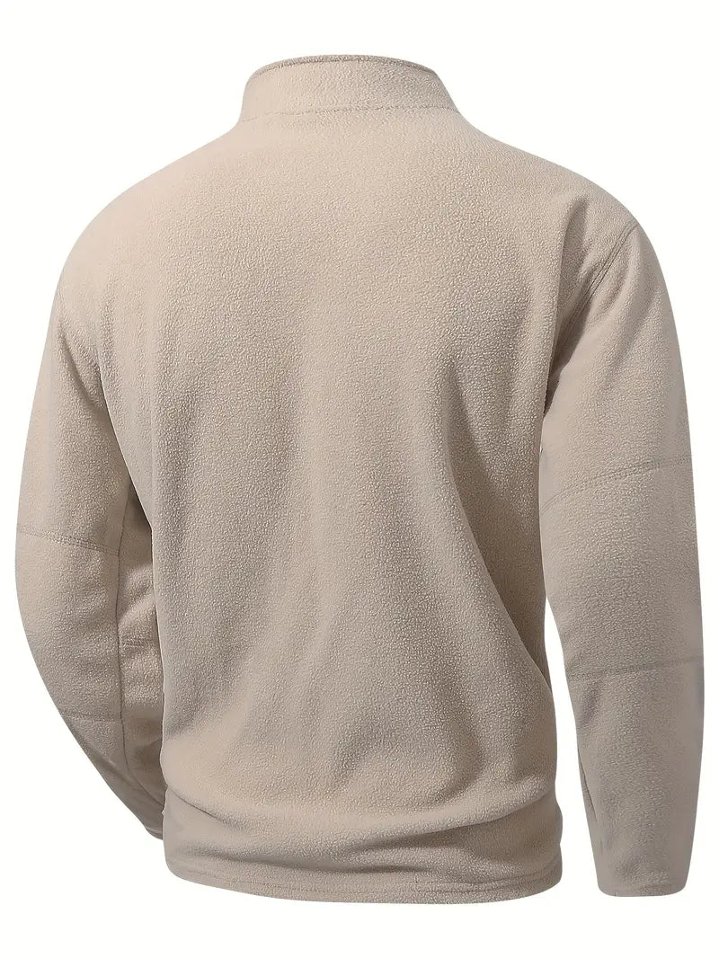 Maurits | Half-Zip Stand Collar Sweatshirt