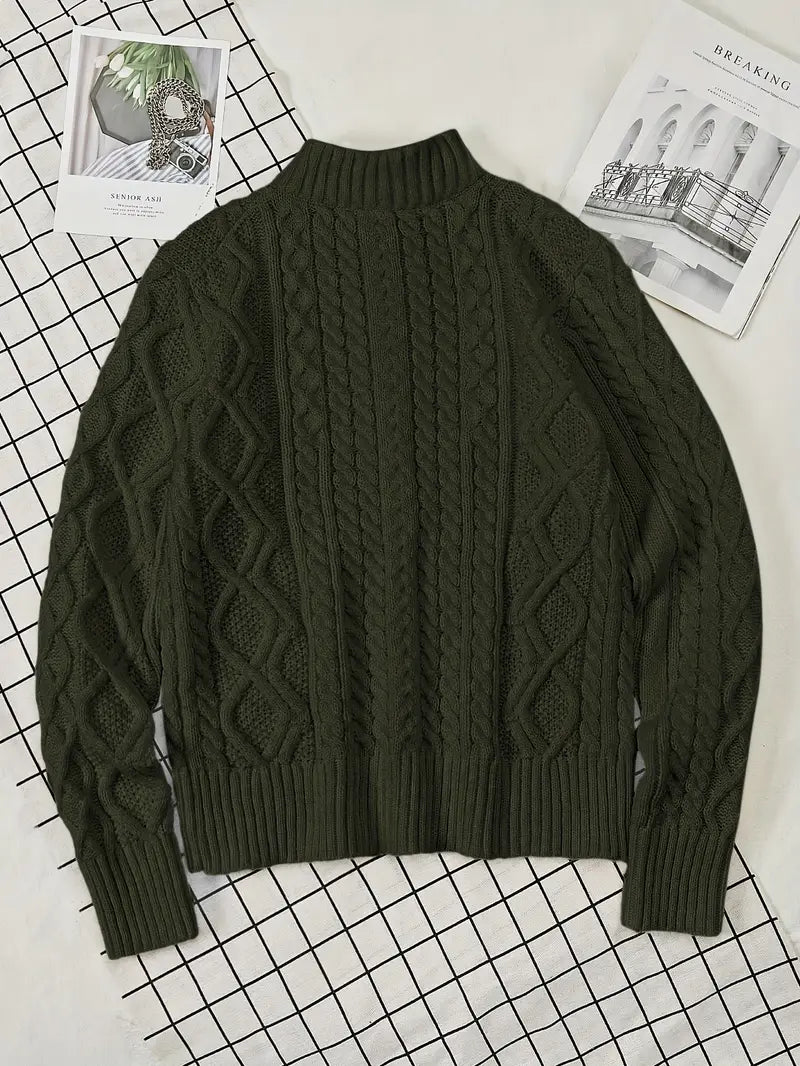 Rabada | Half-Zip Knitted Sweater