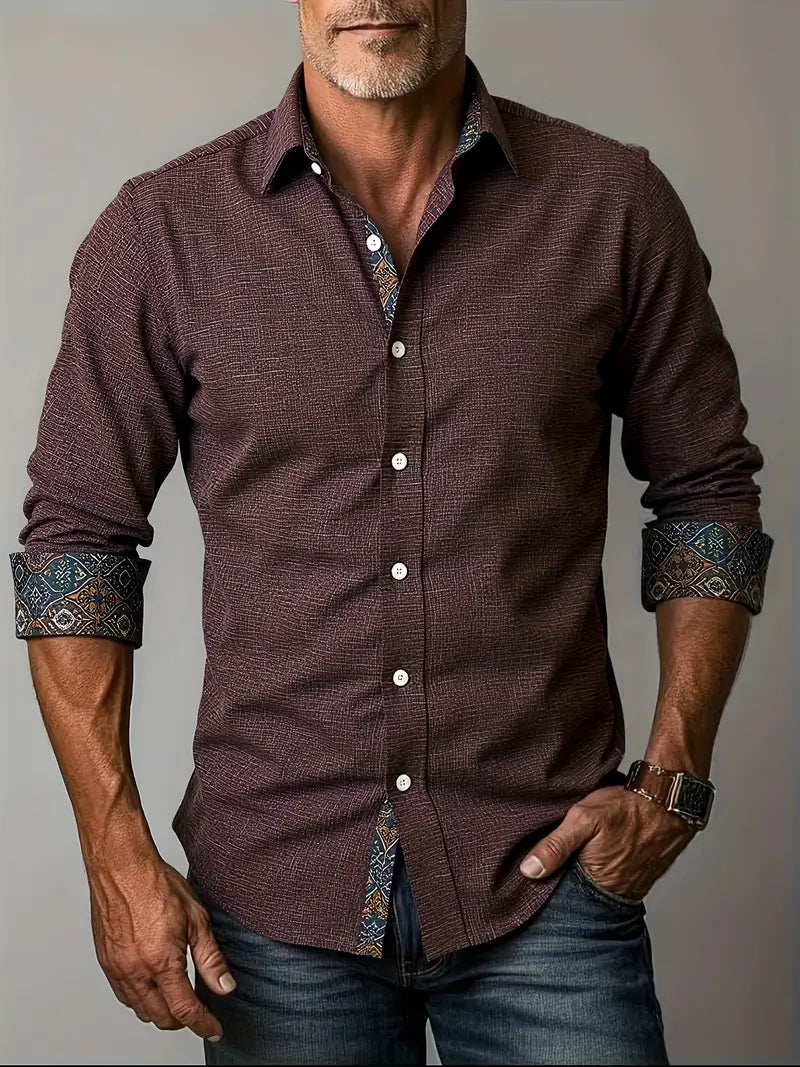 Teodoro | Long Sleeve Button-Up Shirt