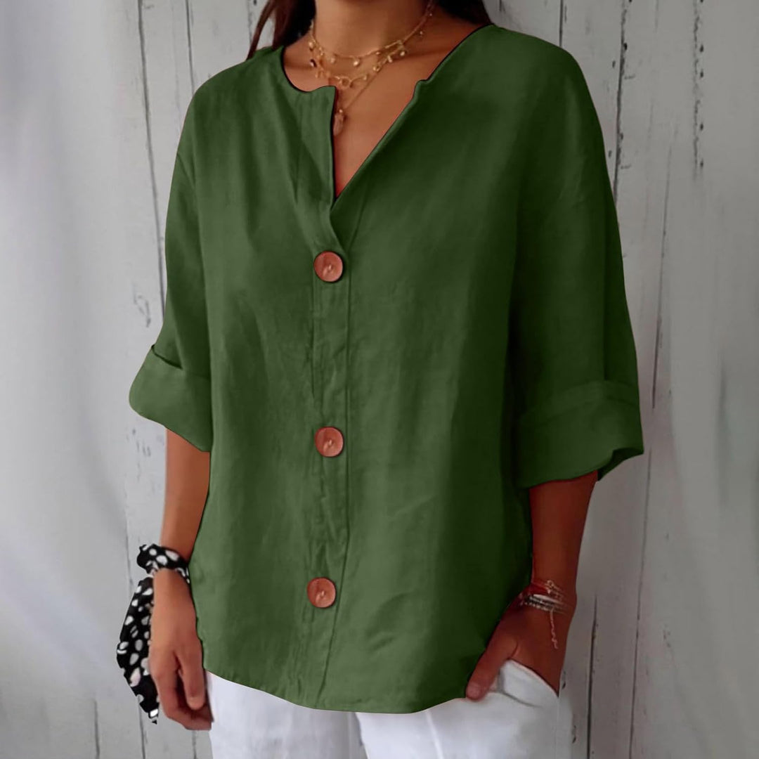 Clara | Casual Textured Blouse