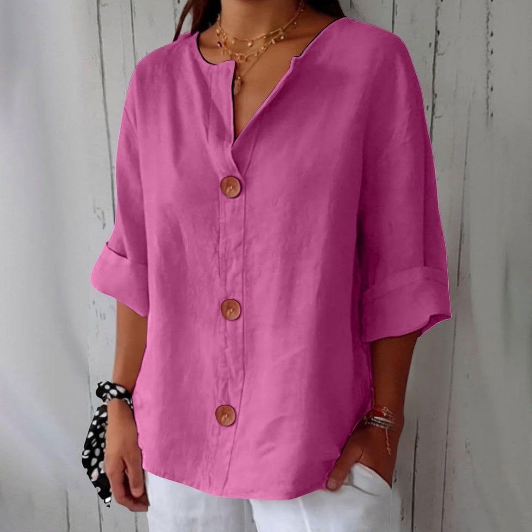Clara | Casual Textured Blouse