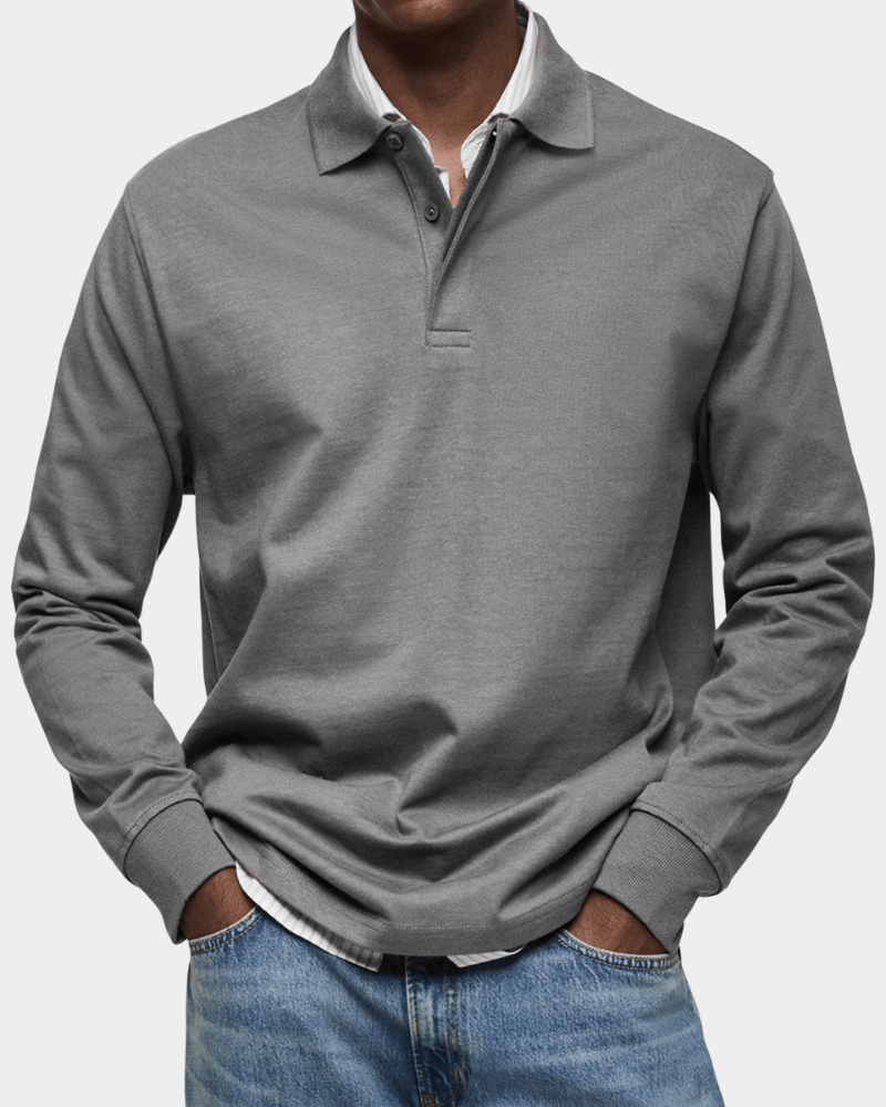 Ferran | Textured Knit Polo Shirt