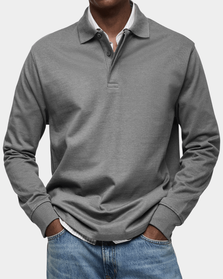 Ferran | Textured Knit Polo Shirt