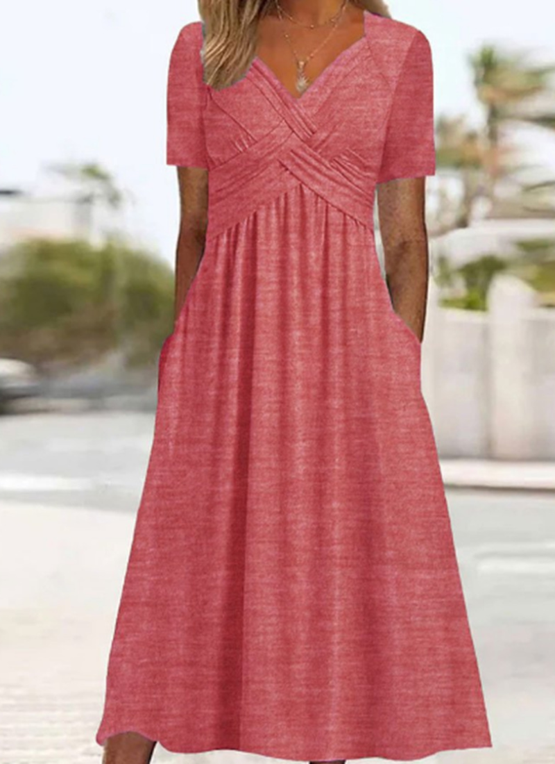 Elira | Crossover Elegance Dress