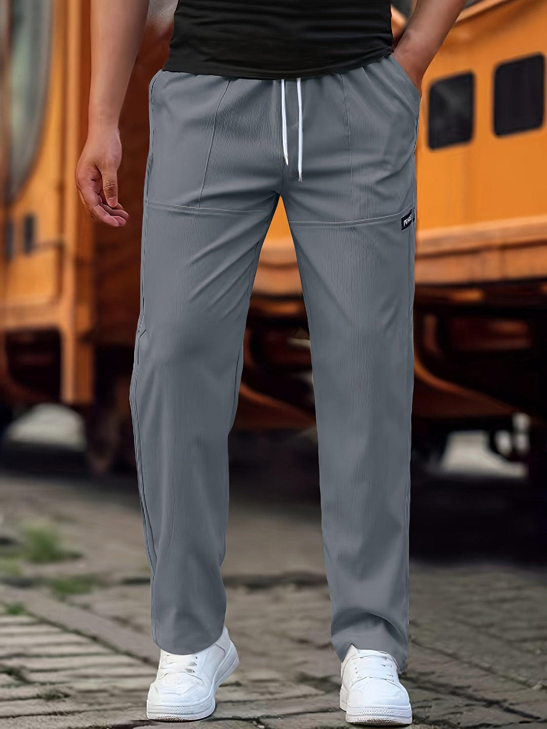 Cole | Relaxed Drawstring Tapered Pants