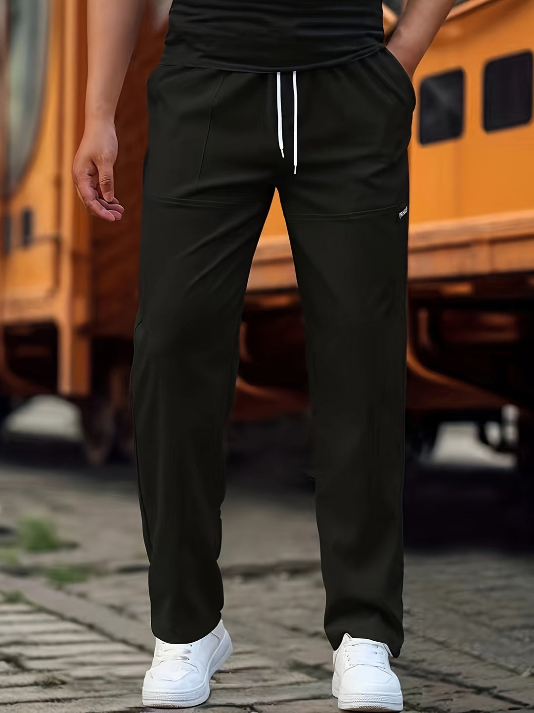 Cole | Relaxed Drawstring Tapered Pants