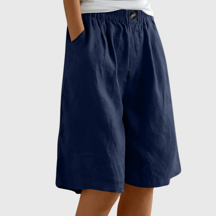 Miley | Lightweight Linen Cotton Shorts