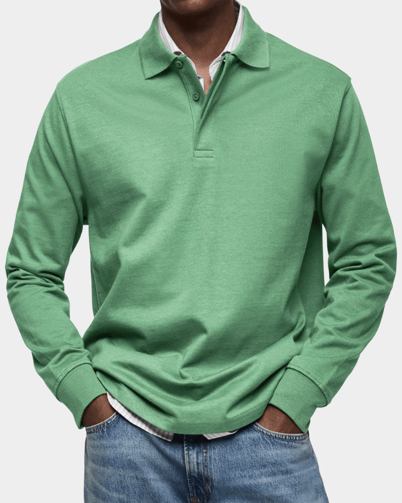 Ferran | Textured Knit Polo Shirt