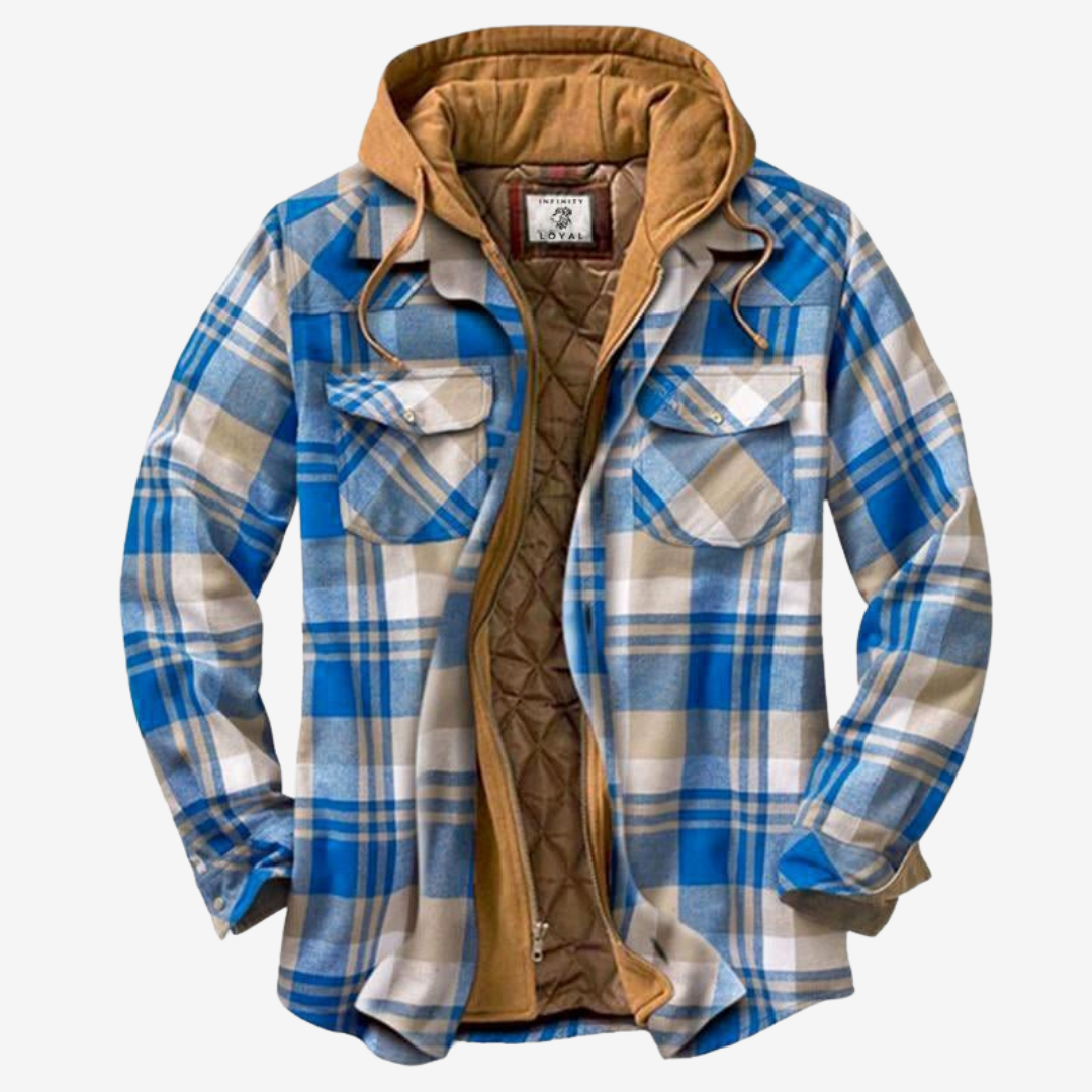 Thierry - Timeless Flannel Jacket with Hood