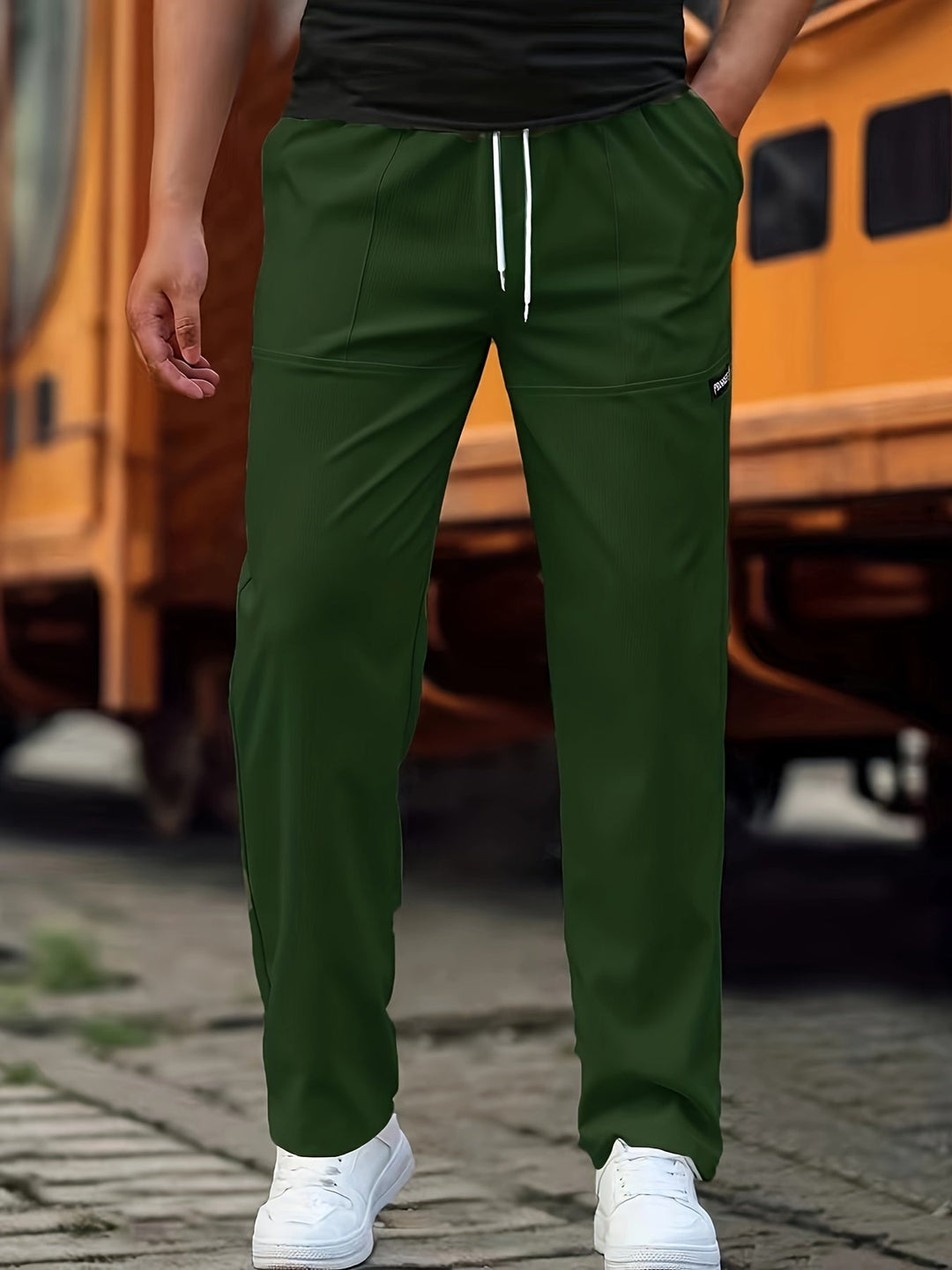 Cole | Relaxed Drawstring Tapered Pants