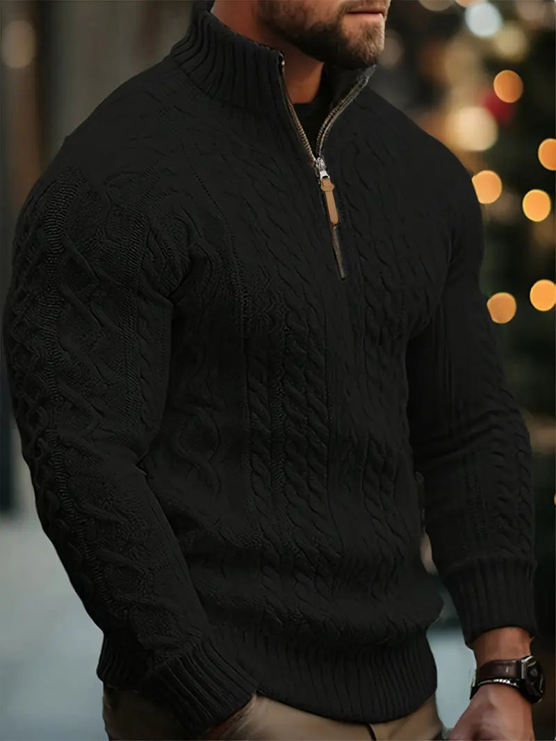 Rabada | Half-Zip Knitted Sweater