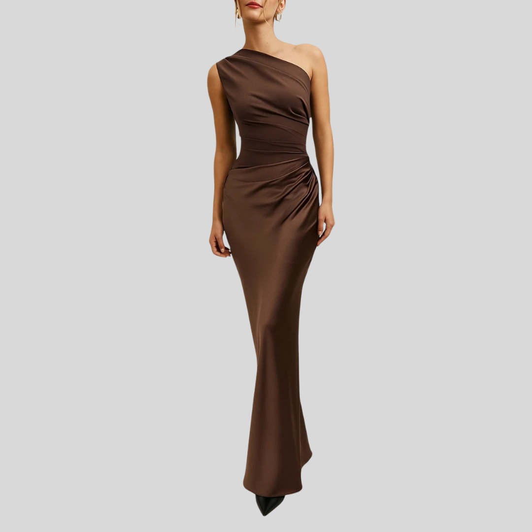 Edris | Elegant Lace A-Line Dress