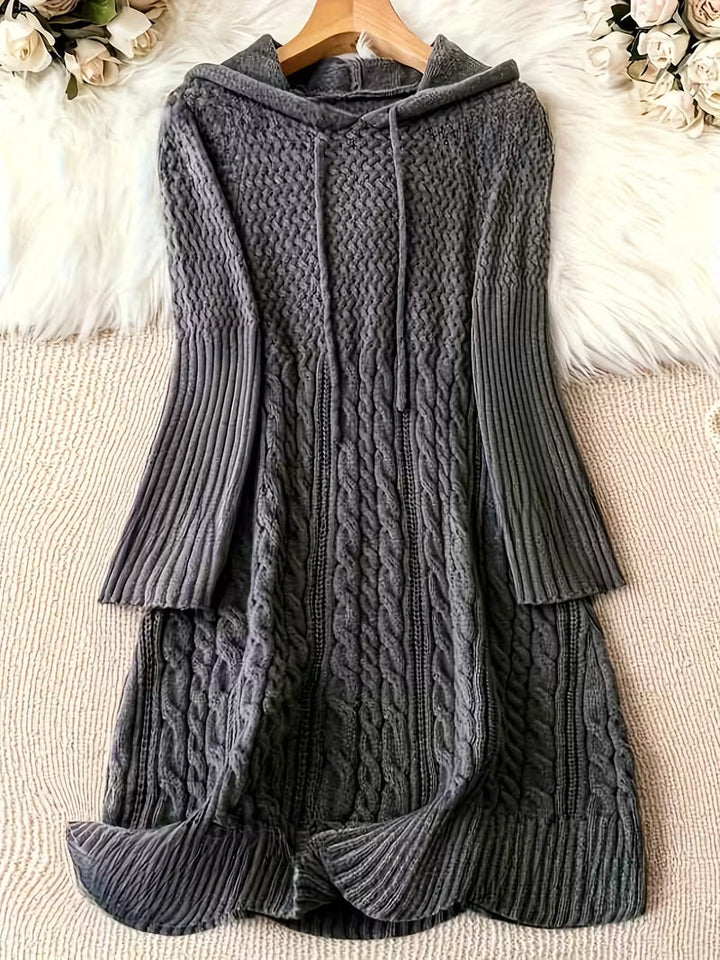 Jakynta | Casual Hooded Sweater Dress