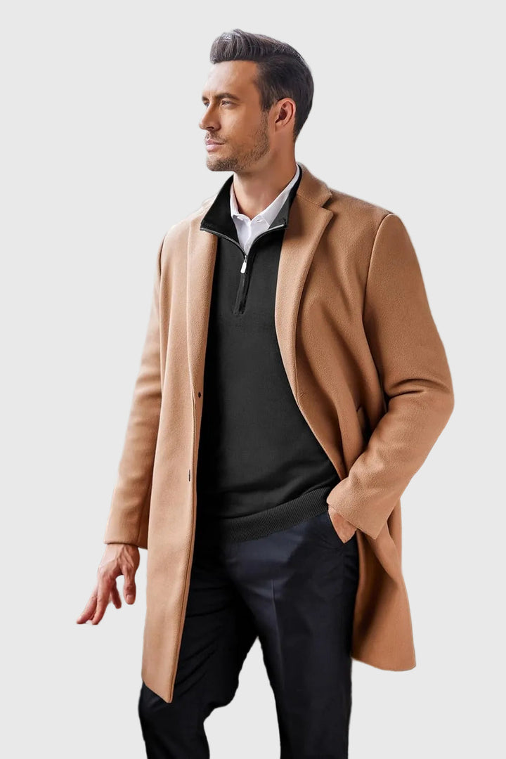 Luca | Modern Quarter Zip Sweater