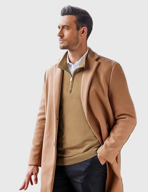 Luca | Modern Quarter Zip Sweater