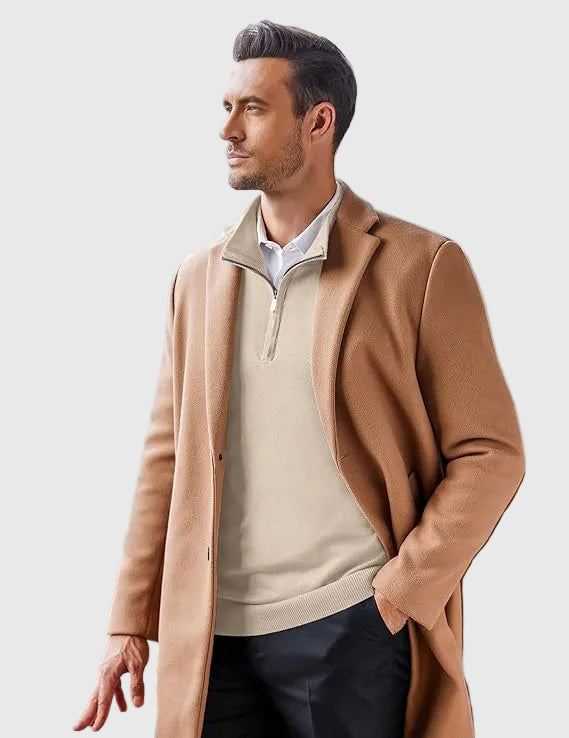 Luca | Modern Quarter Zip Sweater
