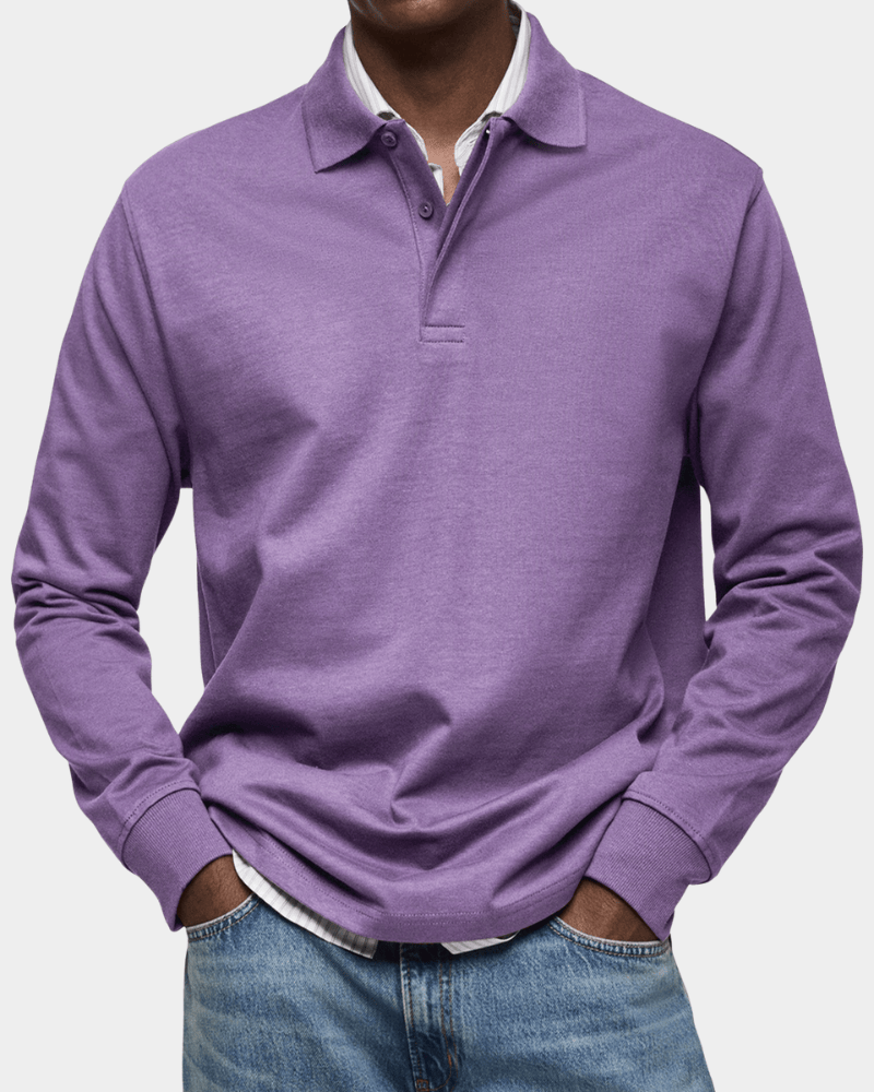 Ferran | Textured Knit Polo Shirt