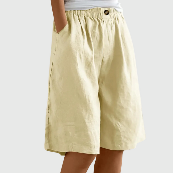 Miley | Lightweight Linen Cotton Shorts