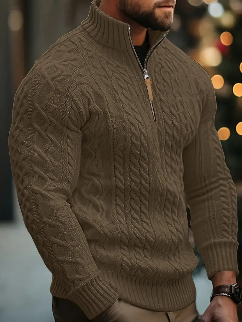Rabada | Half-Zip Knitted Sweater