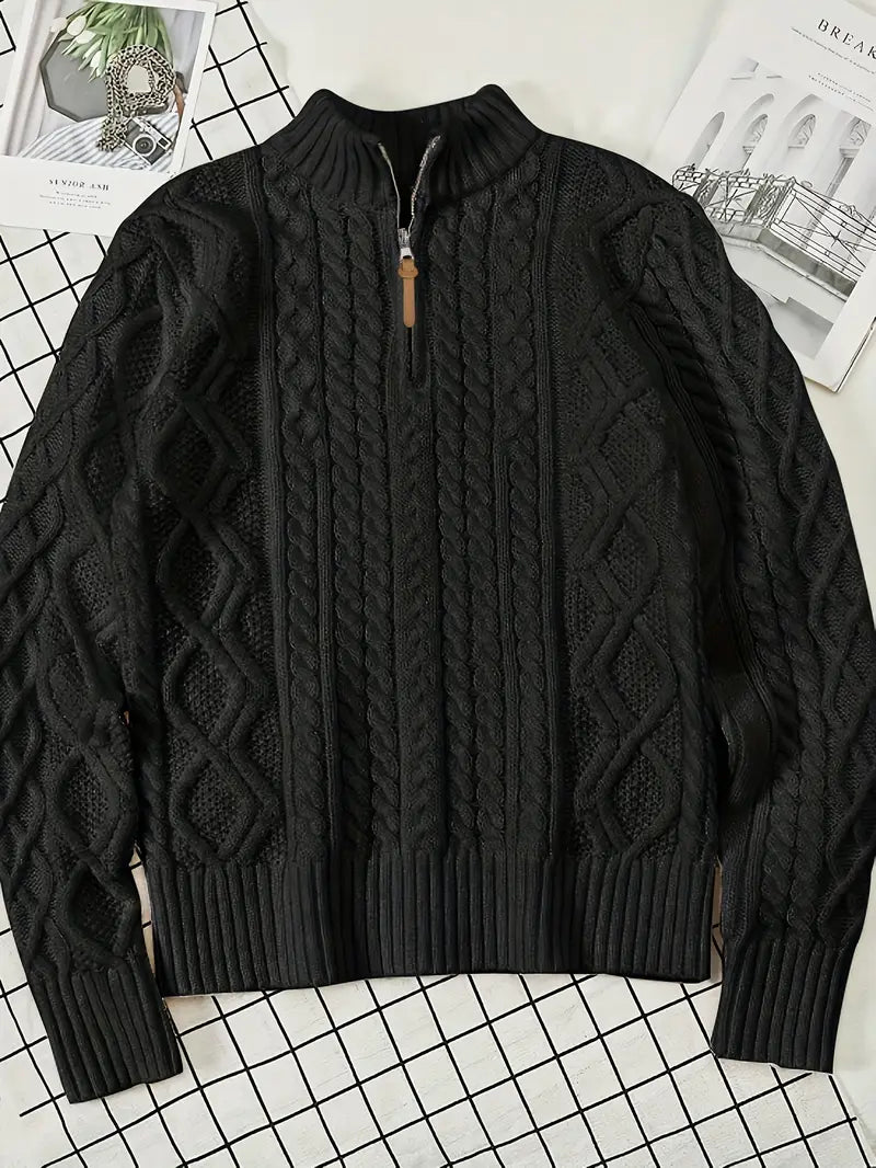 Rabada | Half-Zip Knitted Sweater