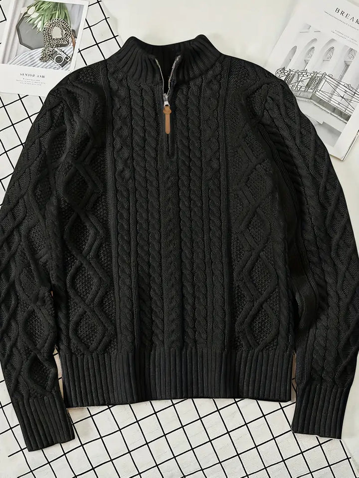 Rabada | Half-Zip Knitted Sweater