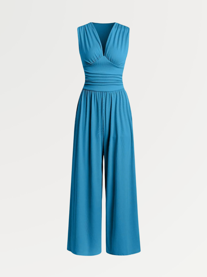 Charity | Chic Sleeveless Wide-Leg Jumpsuit