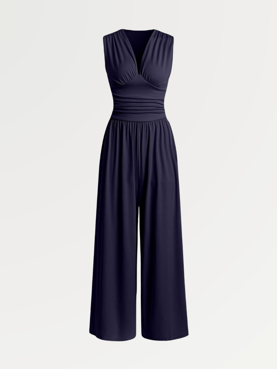 Charity | Chic Sleeveless Wide-Leg Jumpsuit