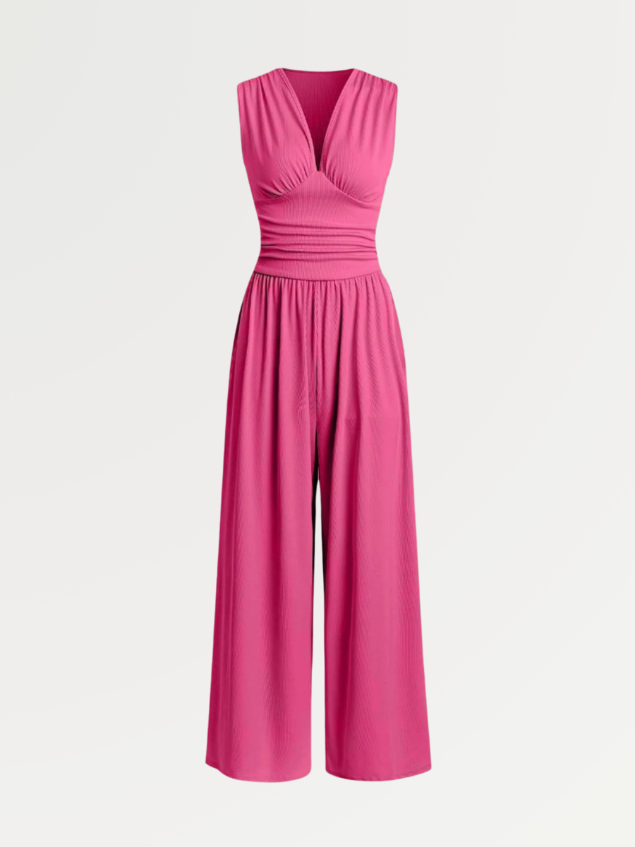 Charity | Chic Sleeveless Wide-Leg Jumpsuit