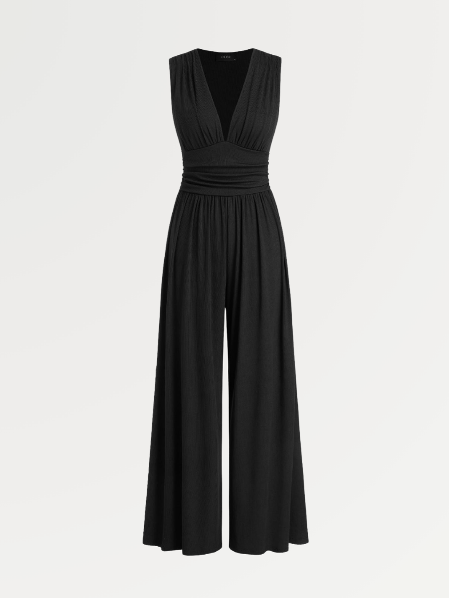 Charity | Chic Sleeveless Wide-Leg Jumpsuit