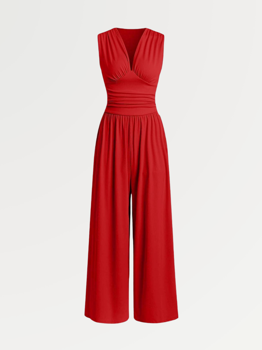 Charity | Chic Sleeveless Wide-Leg Jumpsuit