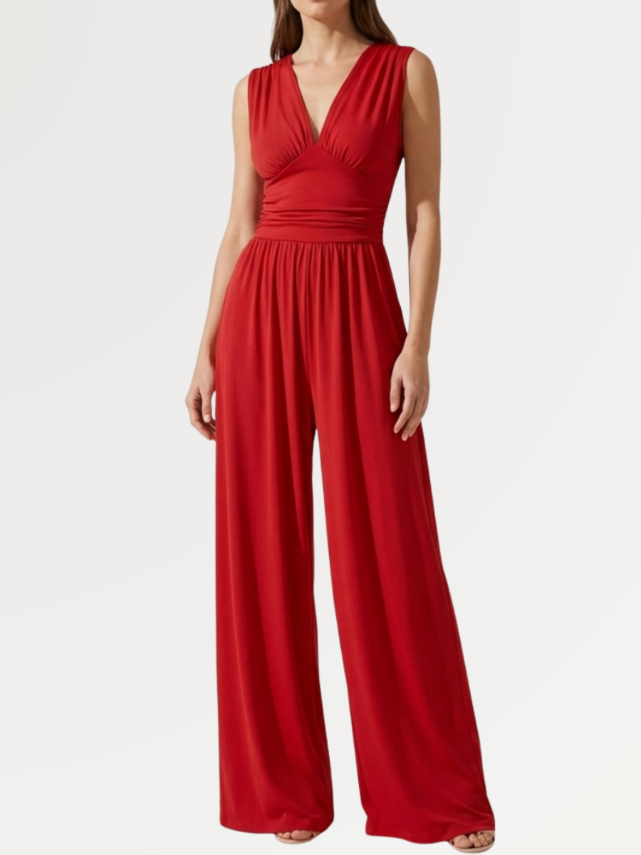 Charity | Chic Sleeveless Wide-Leg Jumpsuit
