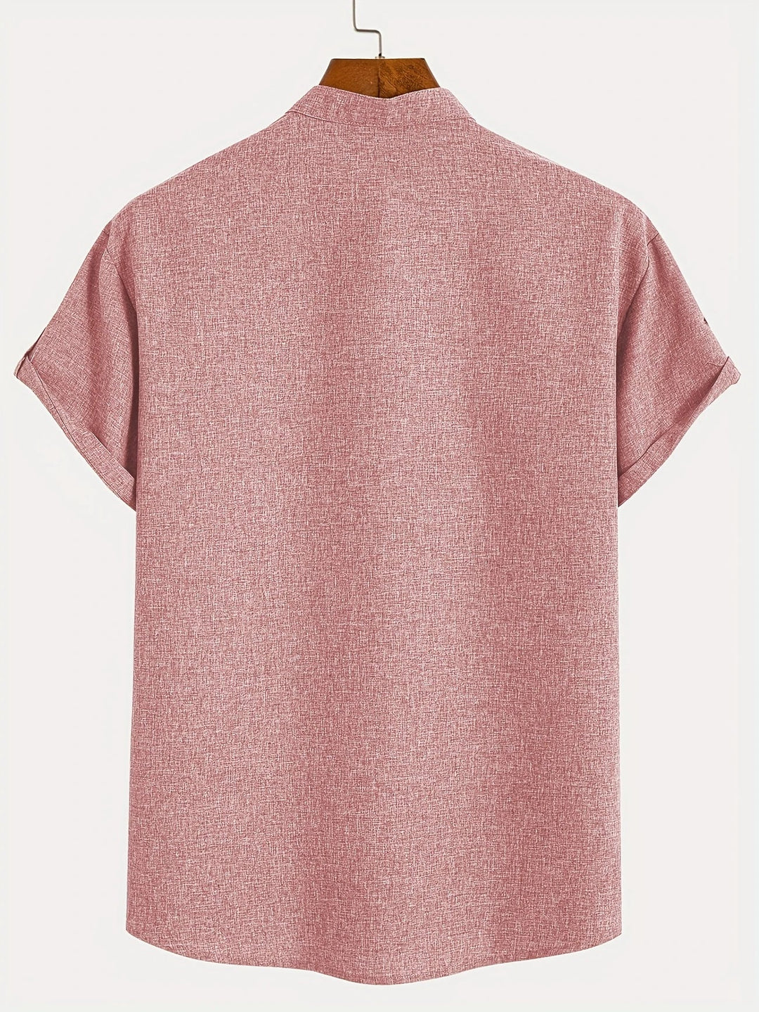Caelum | Elegant Short-Sleeve Shirt with High Collar