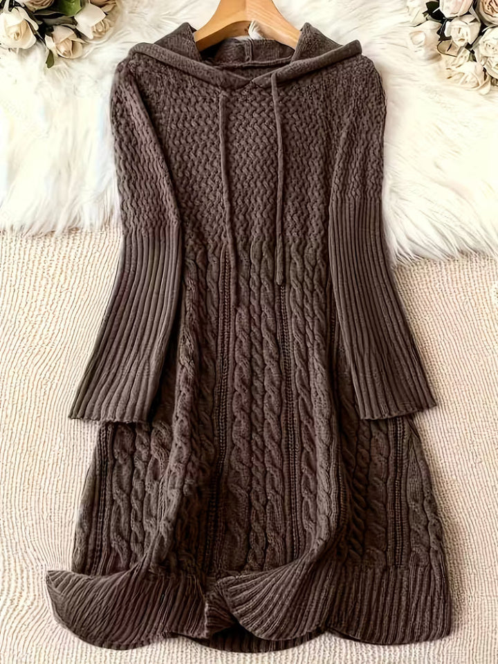 Jakynta | Casual Hooded Sweater Dress