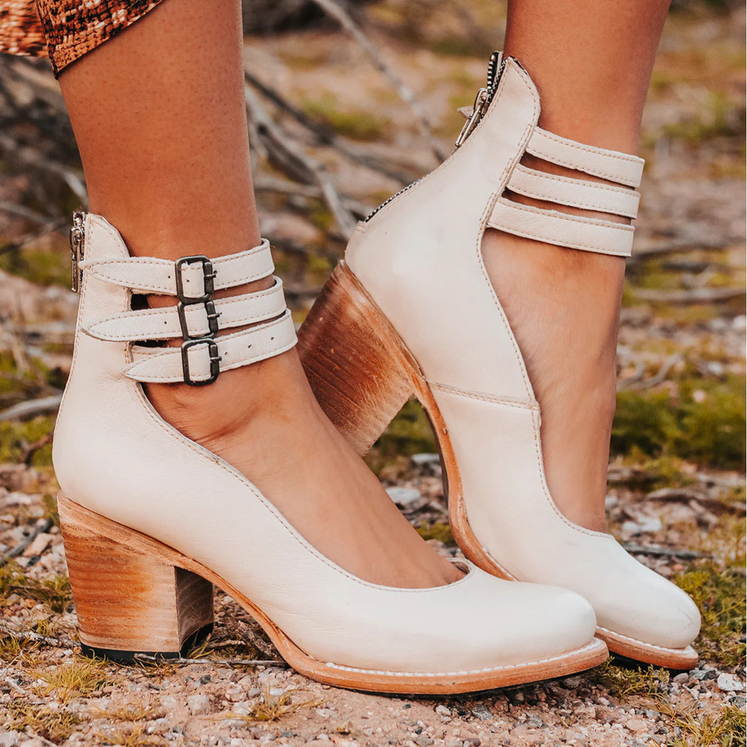 Camille | Comfort Leather Heels