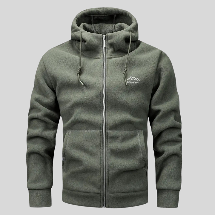 Aubin | Zip-Up Fleece Hoodie