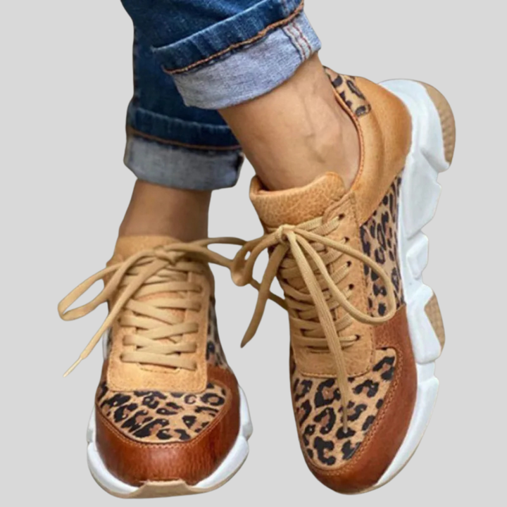 Ember | Comfortable Leopard Sneakers