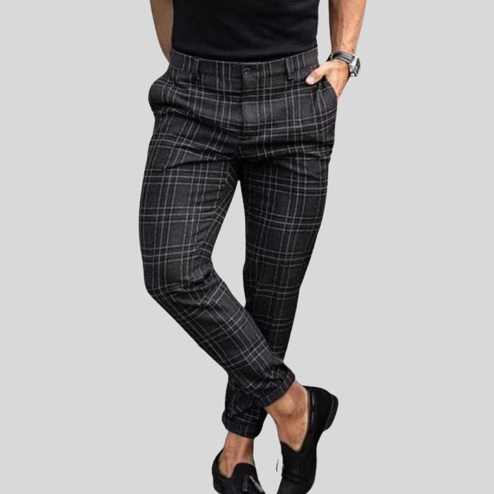 Roy | Men's Checkered Chino Pants