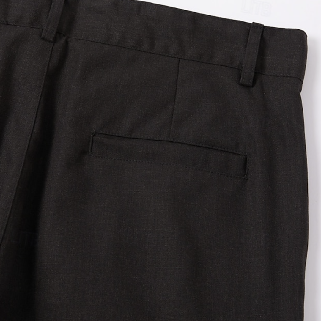 Tim | Relaxed Multi-Pocket Linen Trousers