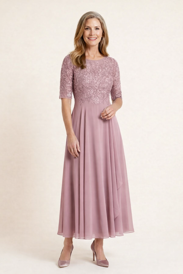 Rhonda | Embroidered Occasion Dress