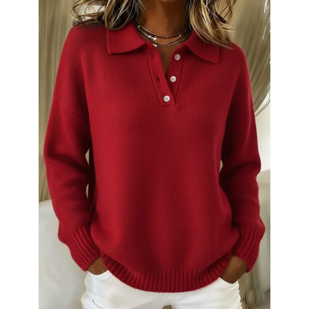 Healen | Knitted Polo Sweater